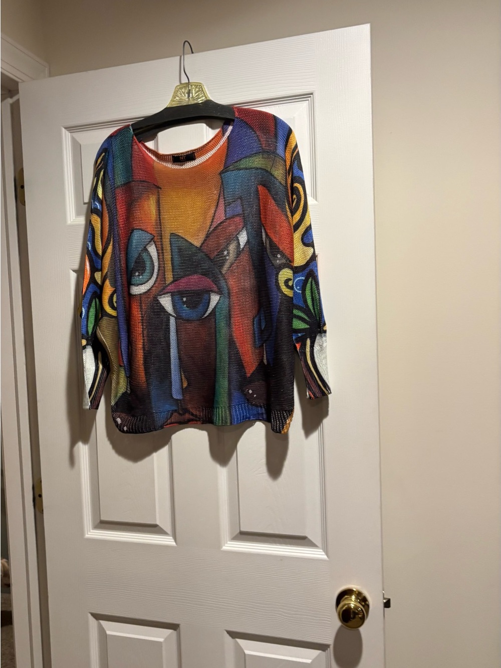 Abstract Boho Artistic Sweater